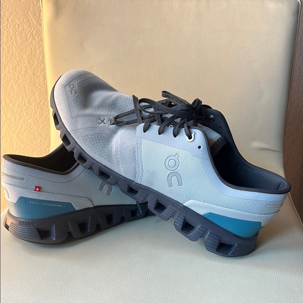 On Running Gray Athletic Shoes Minimalist Design